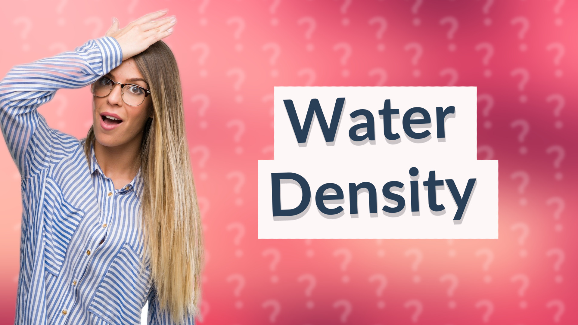Water Density