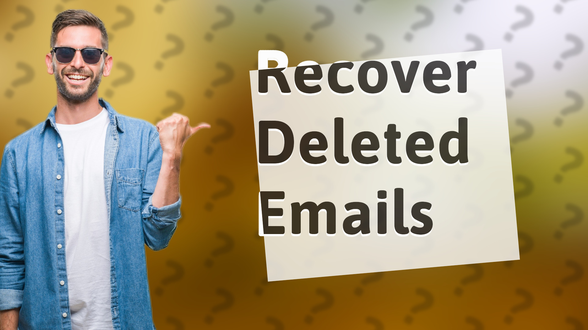 Recover Deleted Emails