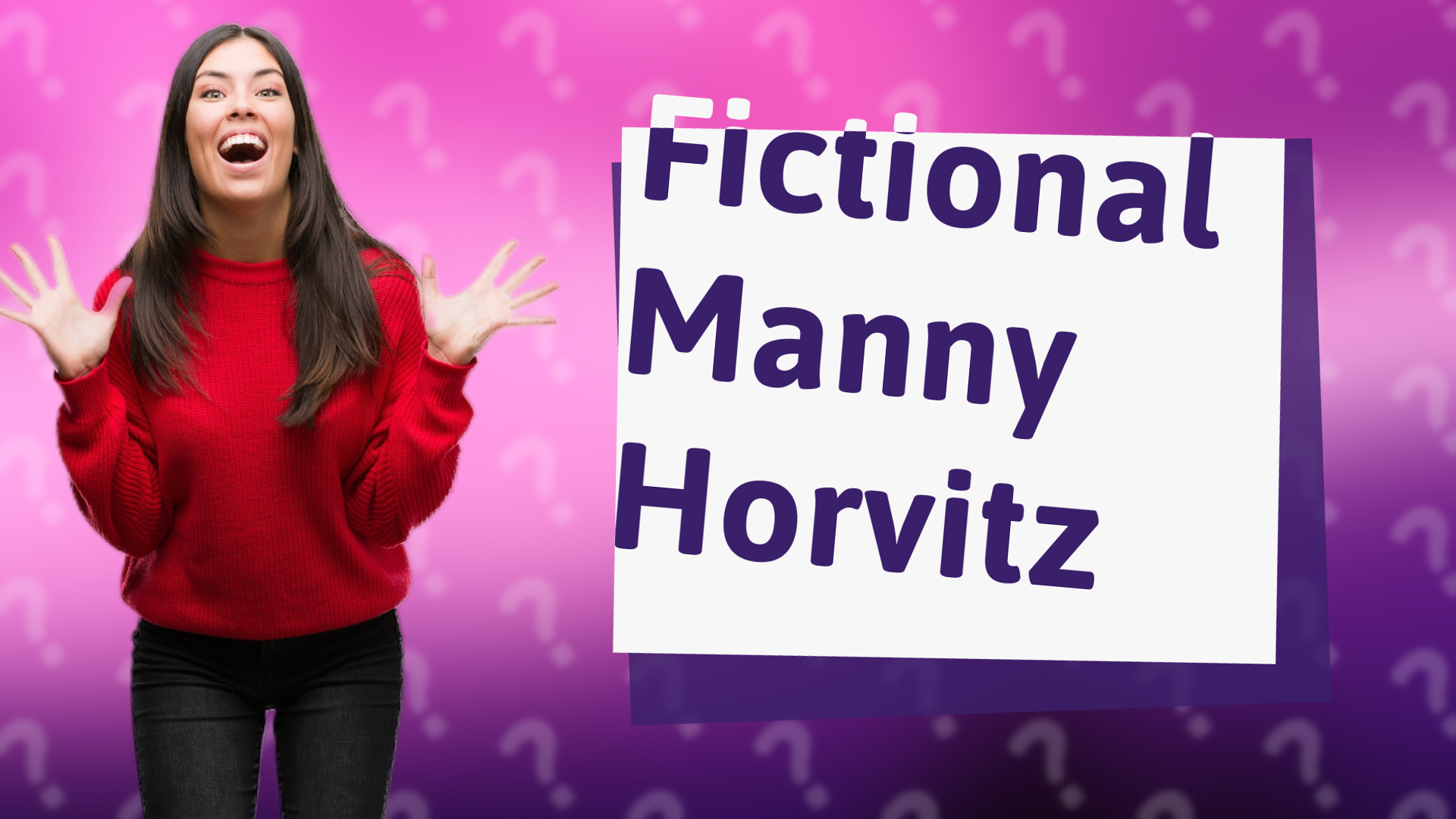 Fictional Manny Horvitz