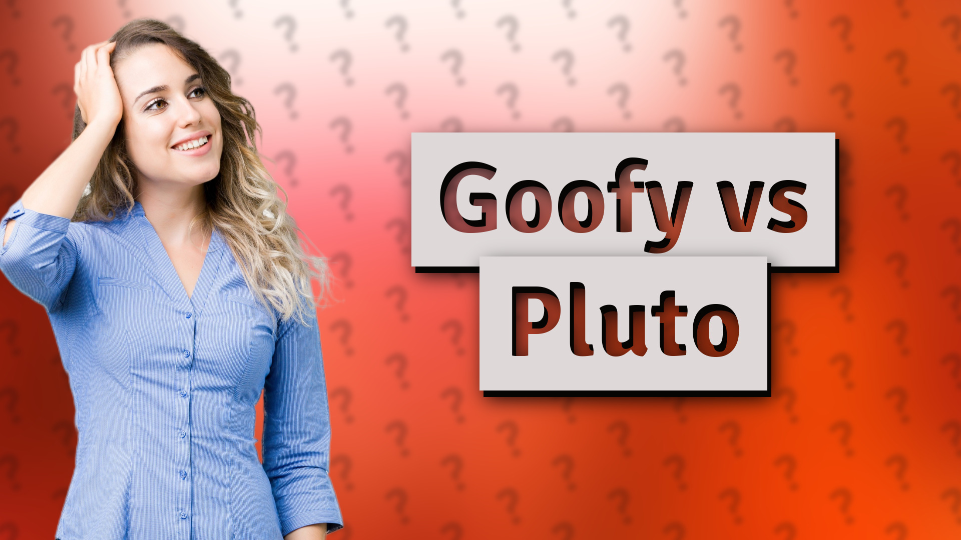 Goofy vs Pluto
