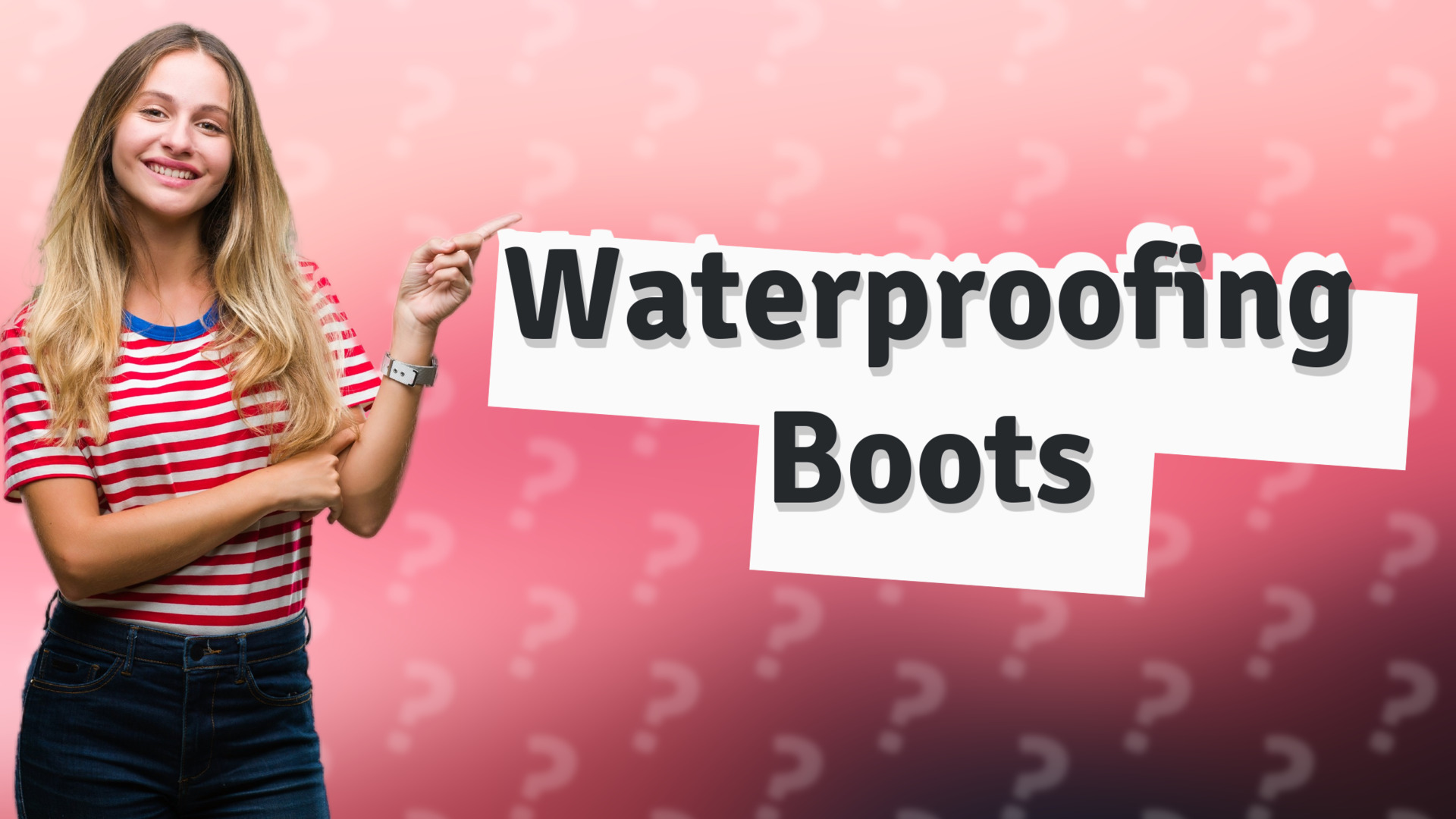 Waterproofing Boots