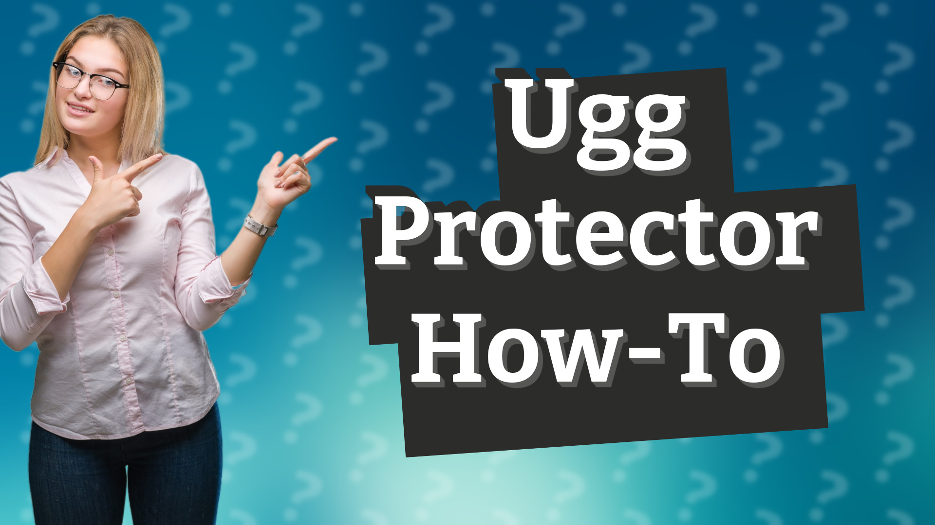 Ugg Protector How-To
