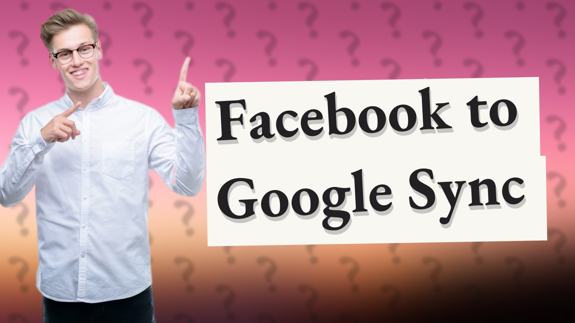 Facebook to Google Sync