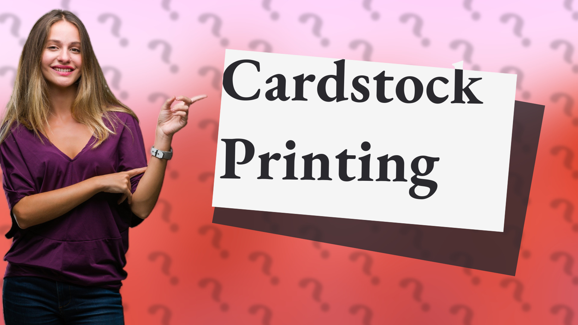 Cardstock Printing