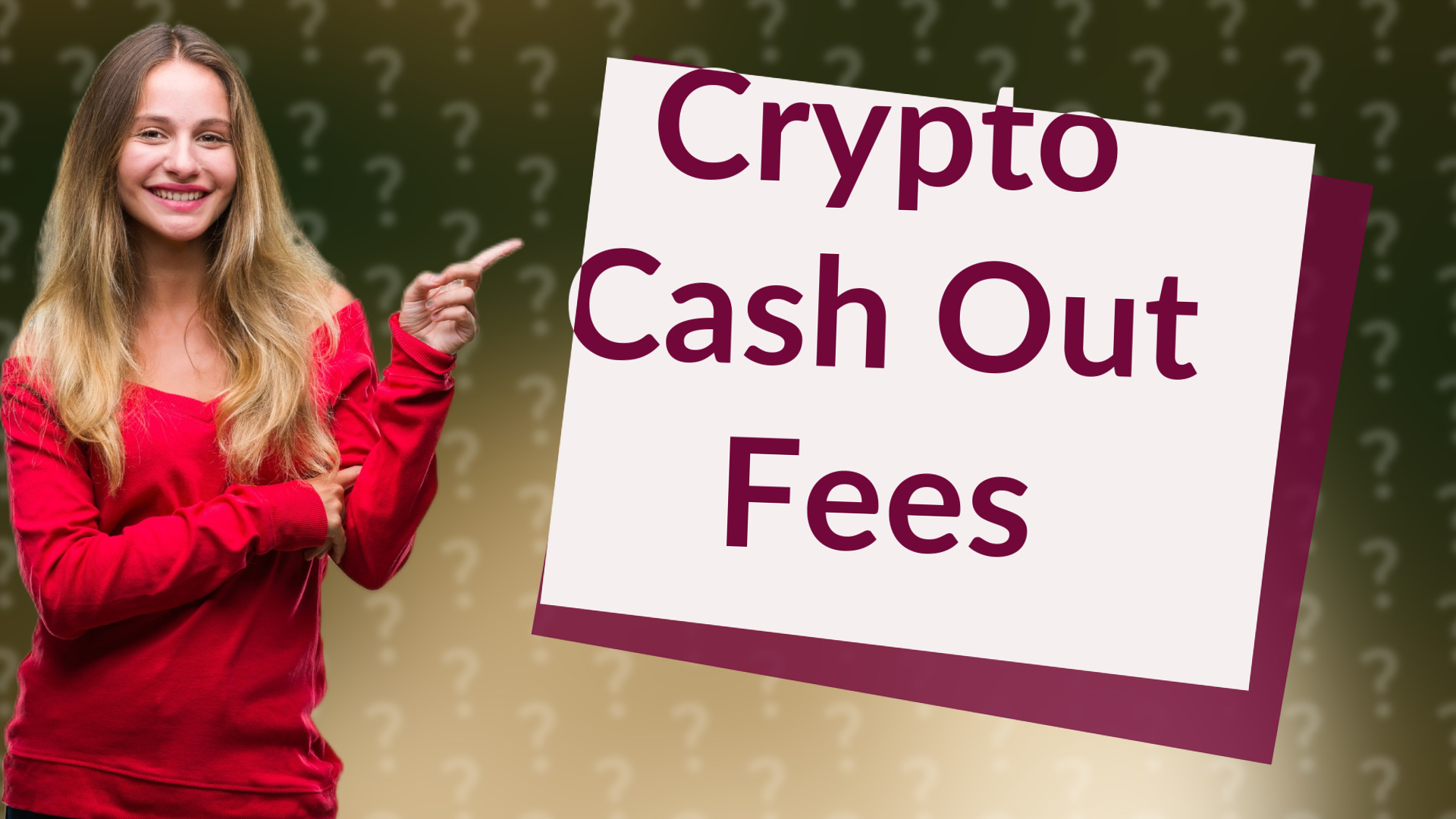 Crypto Cash Out Fees