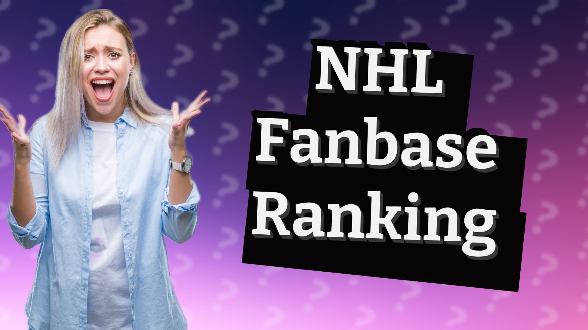 NHL Fanbase Ranking