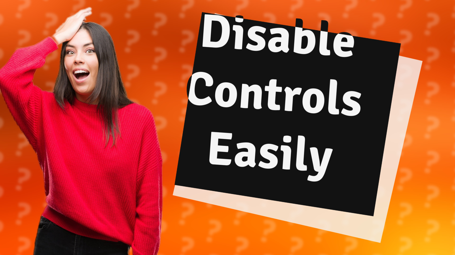 Disable Controls Easily