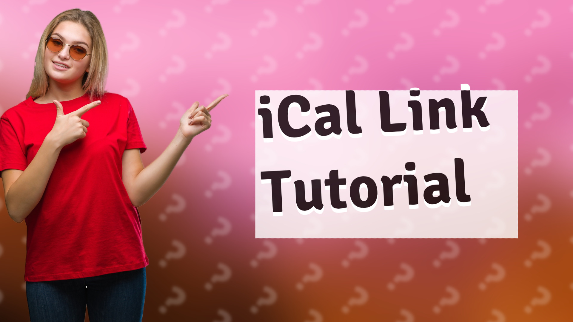 iCal Link Tutorial