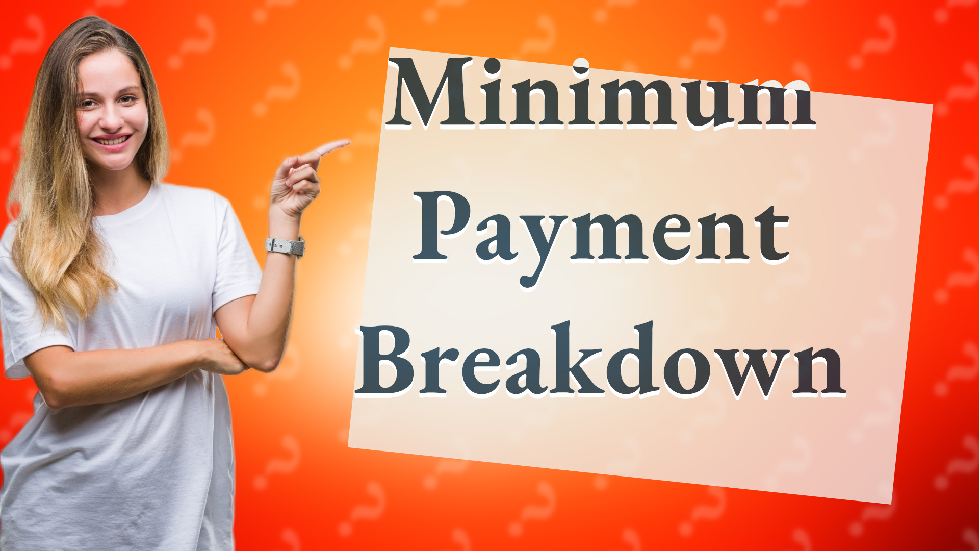 Minimum Payment Breakdown