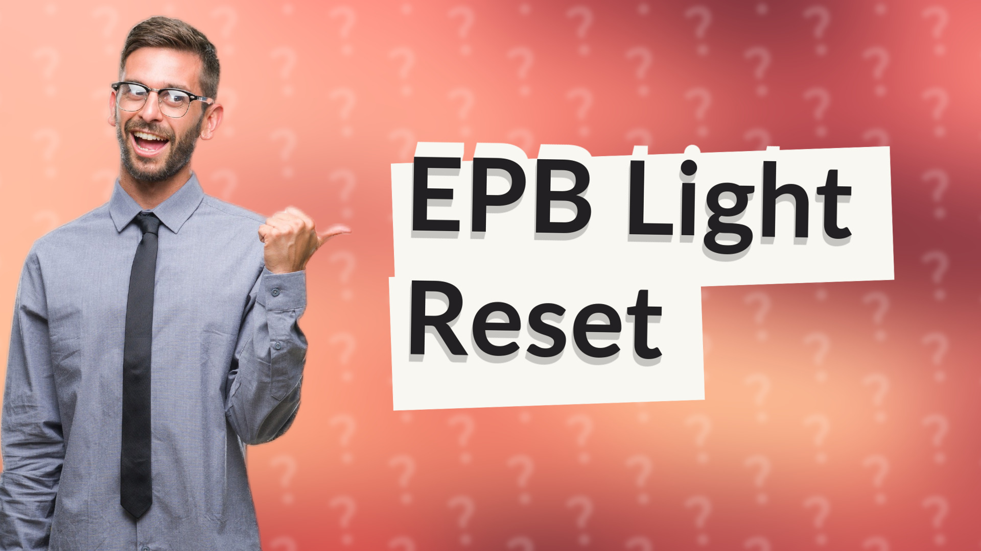 EPB Light Reset