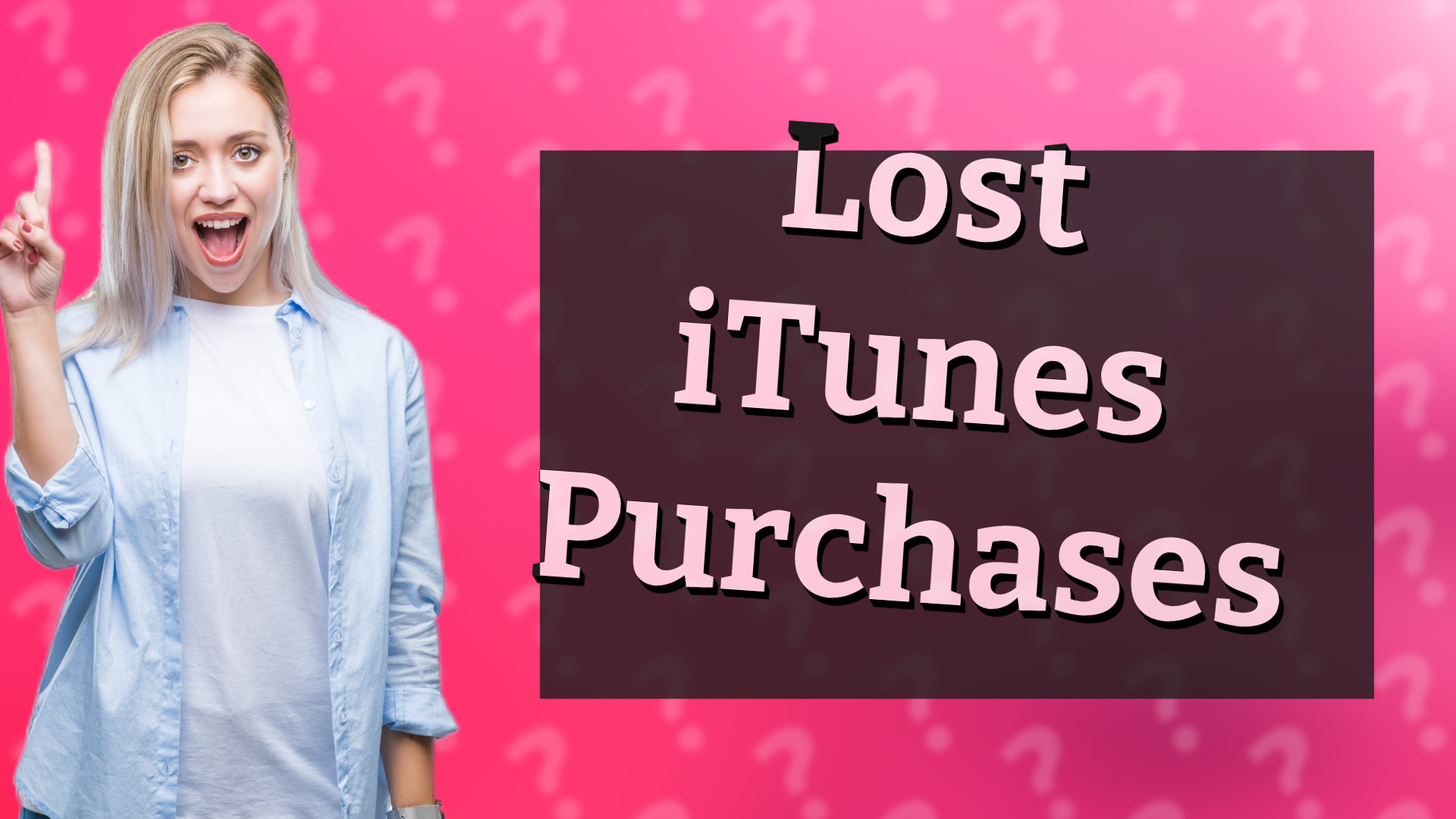 Lost iTunes Purchases