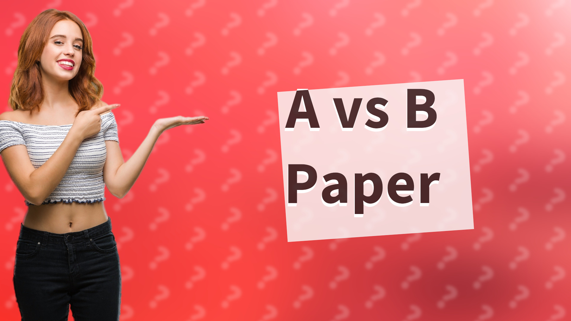 A vs B Paper