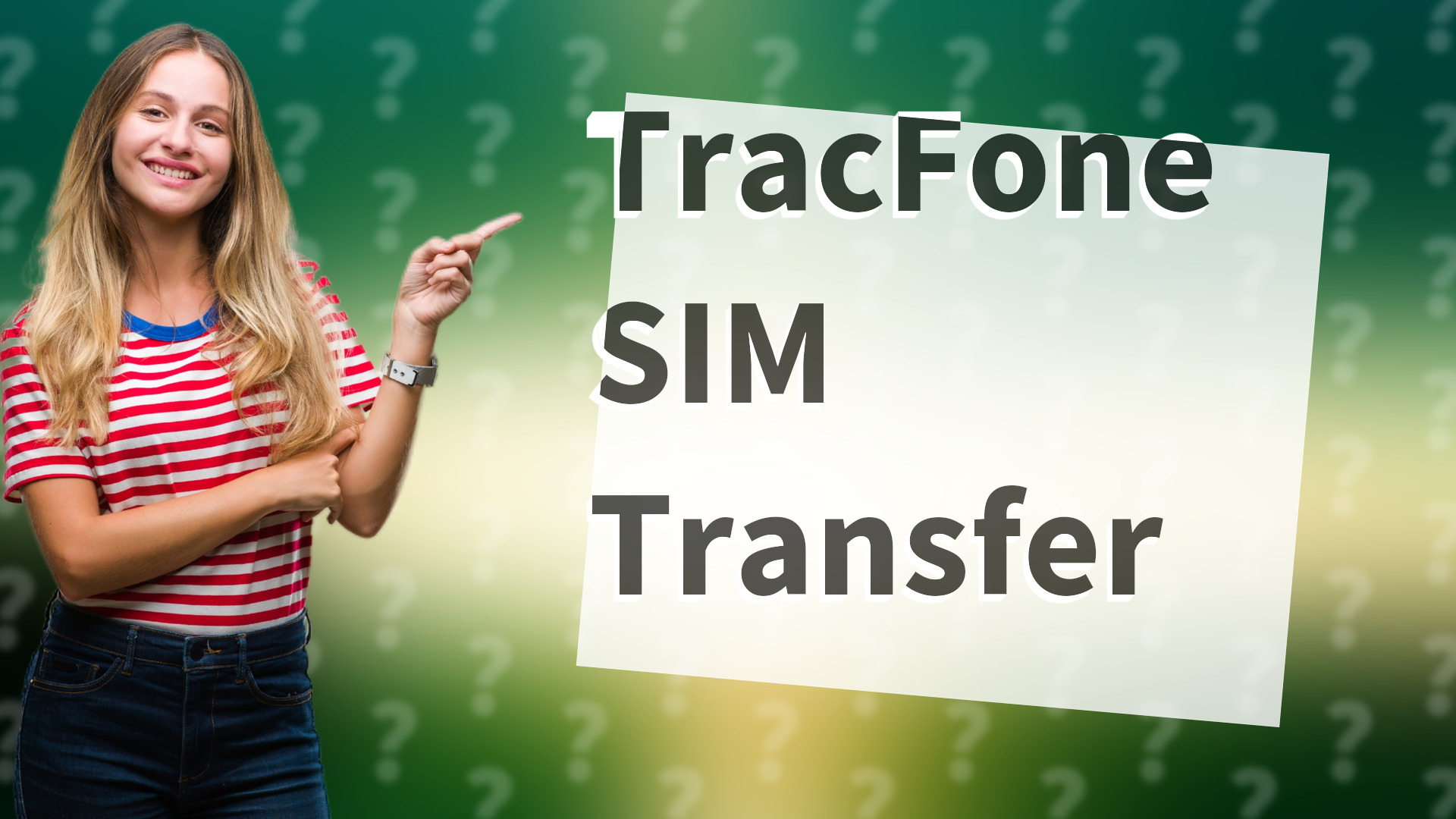 TracFone SIM Transfer