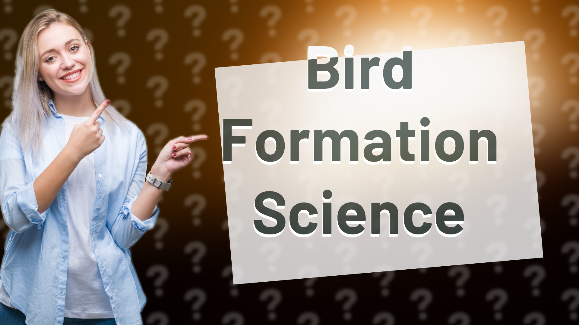 Bird Formation Science