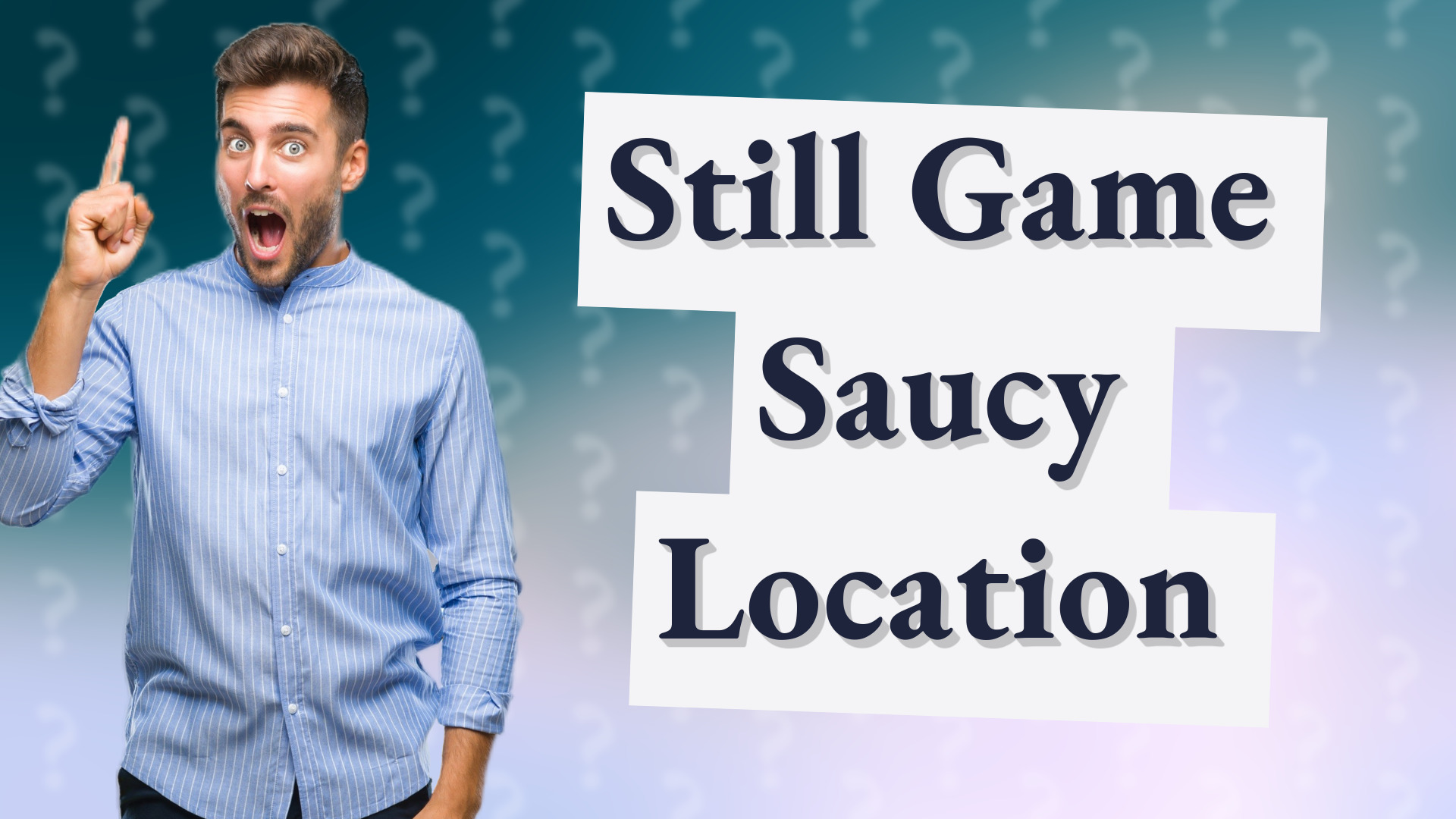 Still Game Saucy Location
