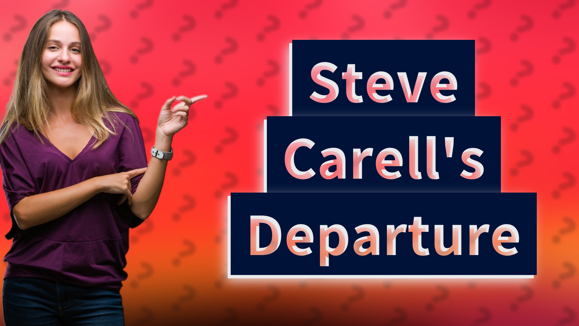 Steve Carell's Departure