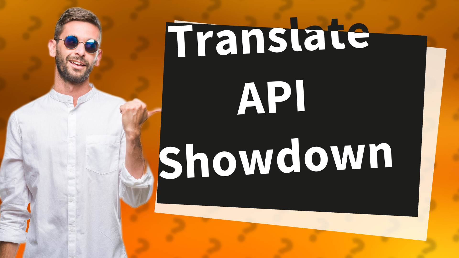 Translate API Showdown