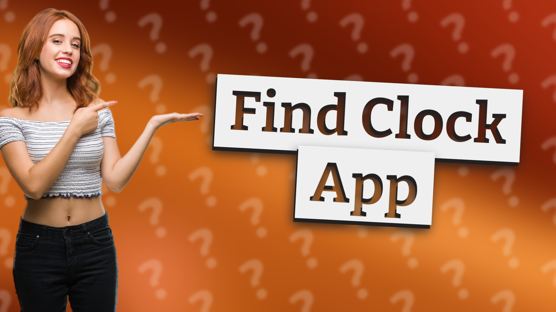 Find Clock App