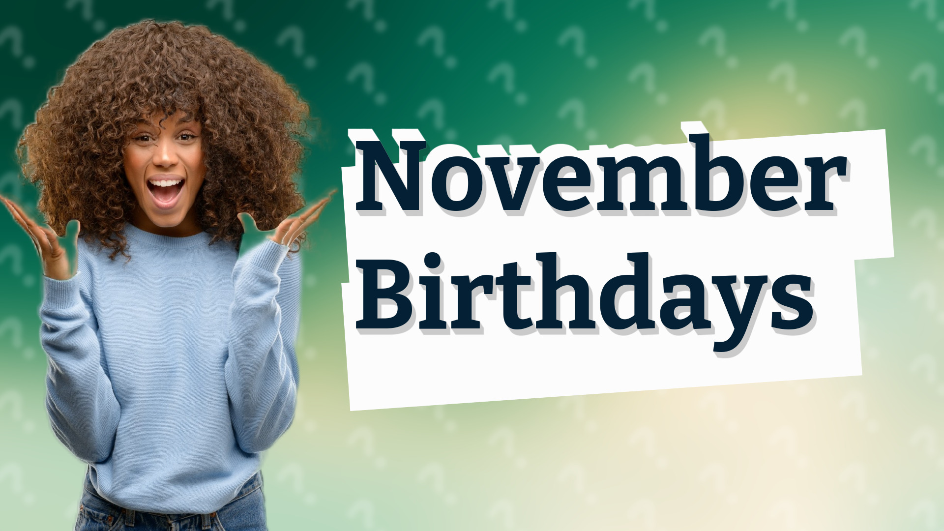November Birthdays