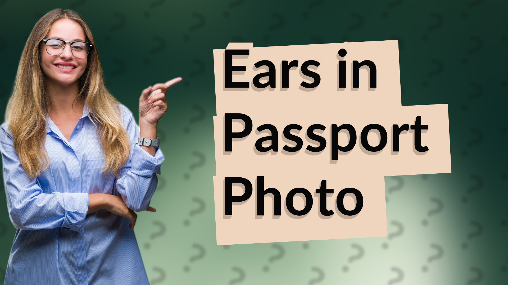 Ears in Passport Photo