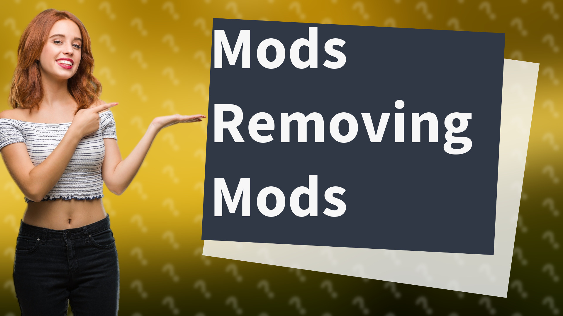 Mods Removing Mods