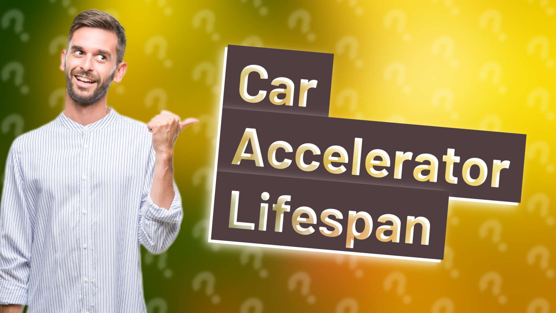 Car Accelerator Lifespan