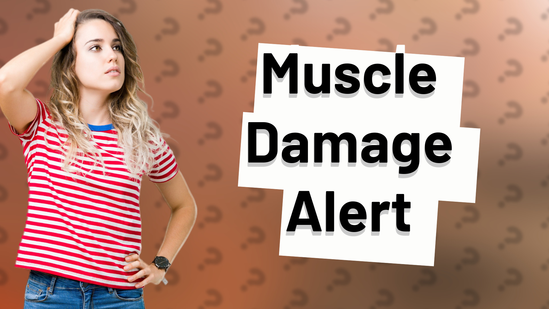 Muscle Damage Alert