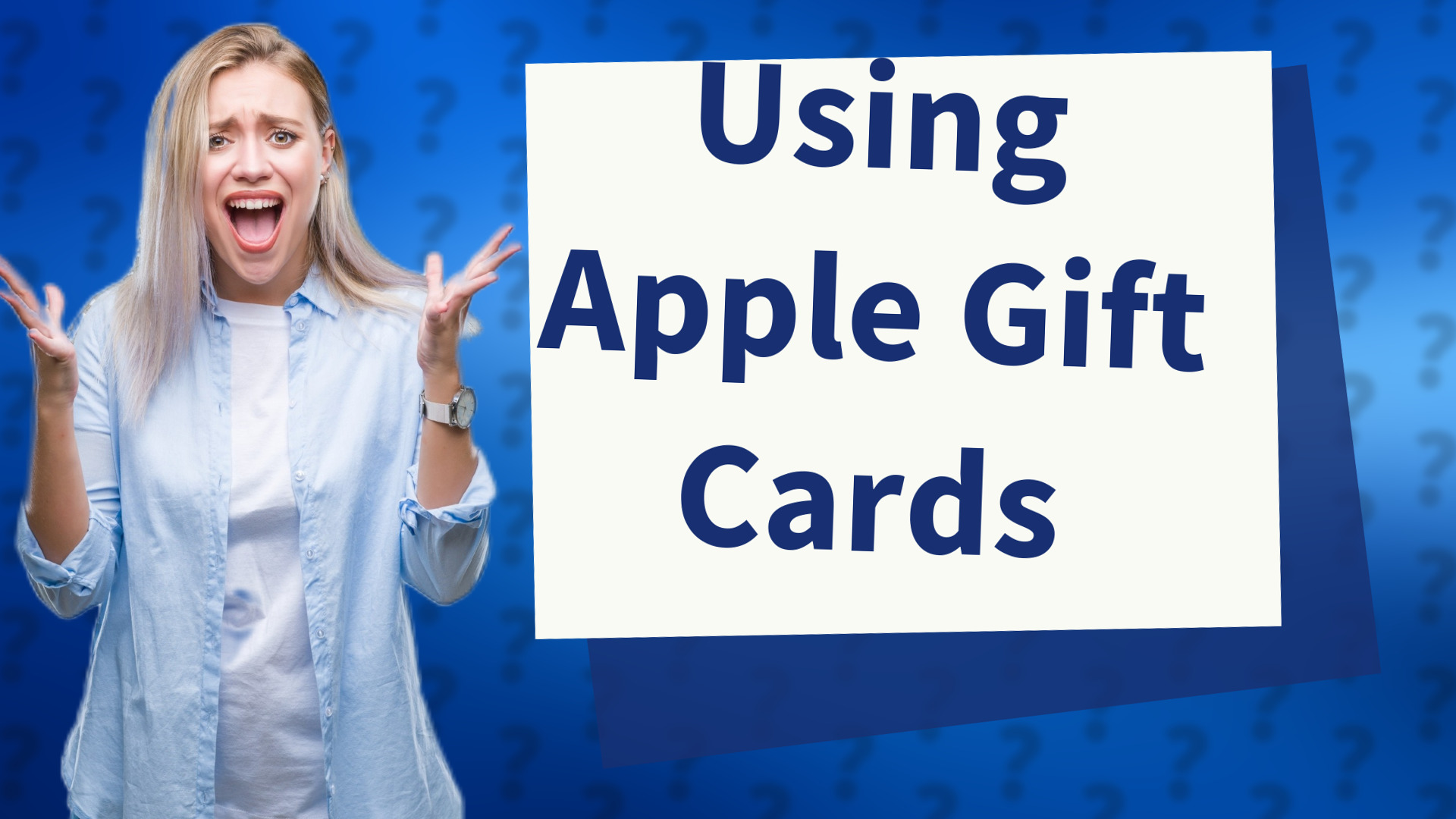 Using Apple Gift Cards
