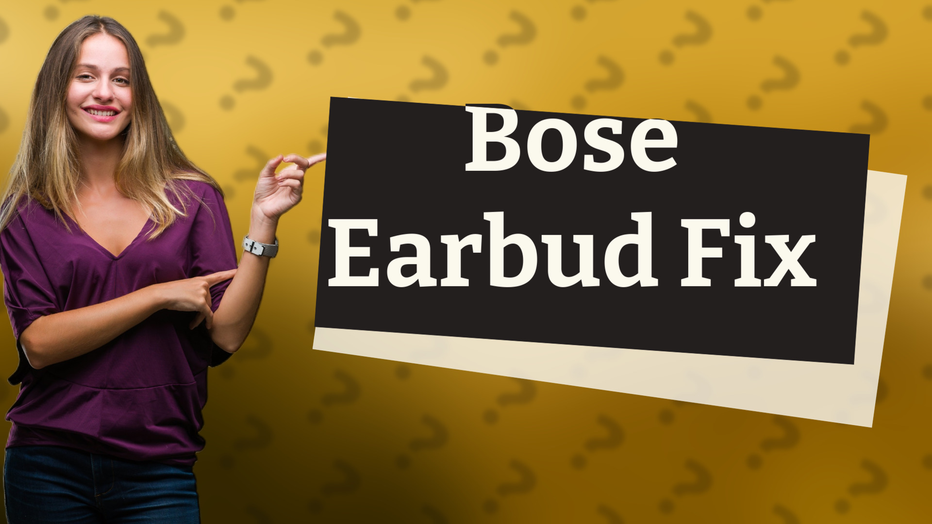 Bose Earbud Fix