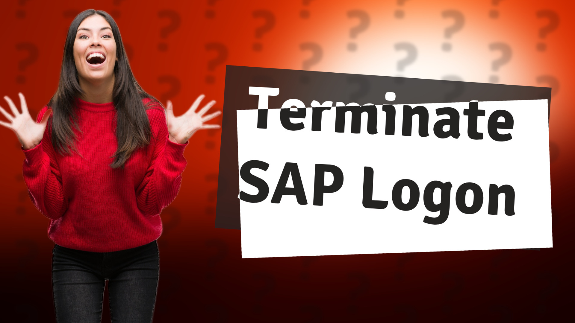Terminate SAP Logon