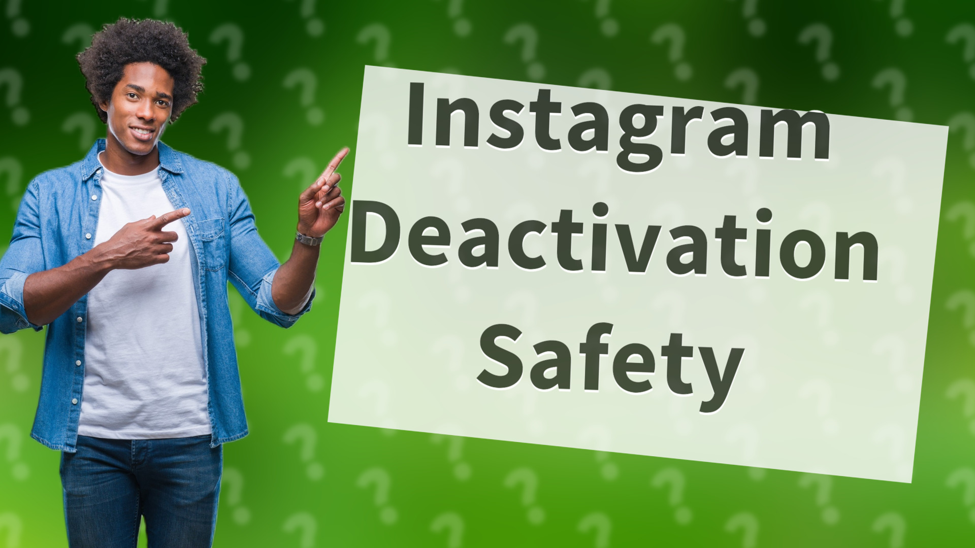 Instagram Deactivation Safety