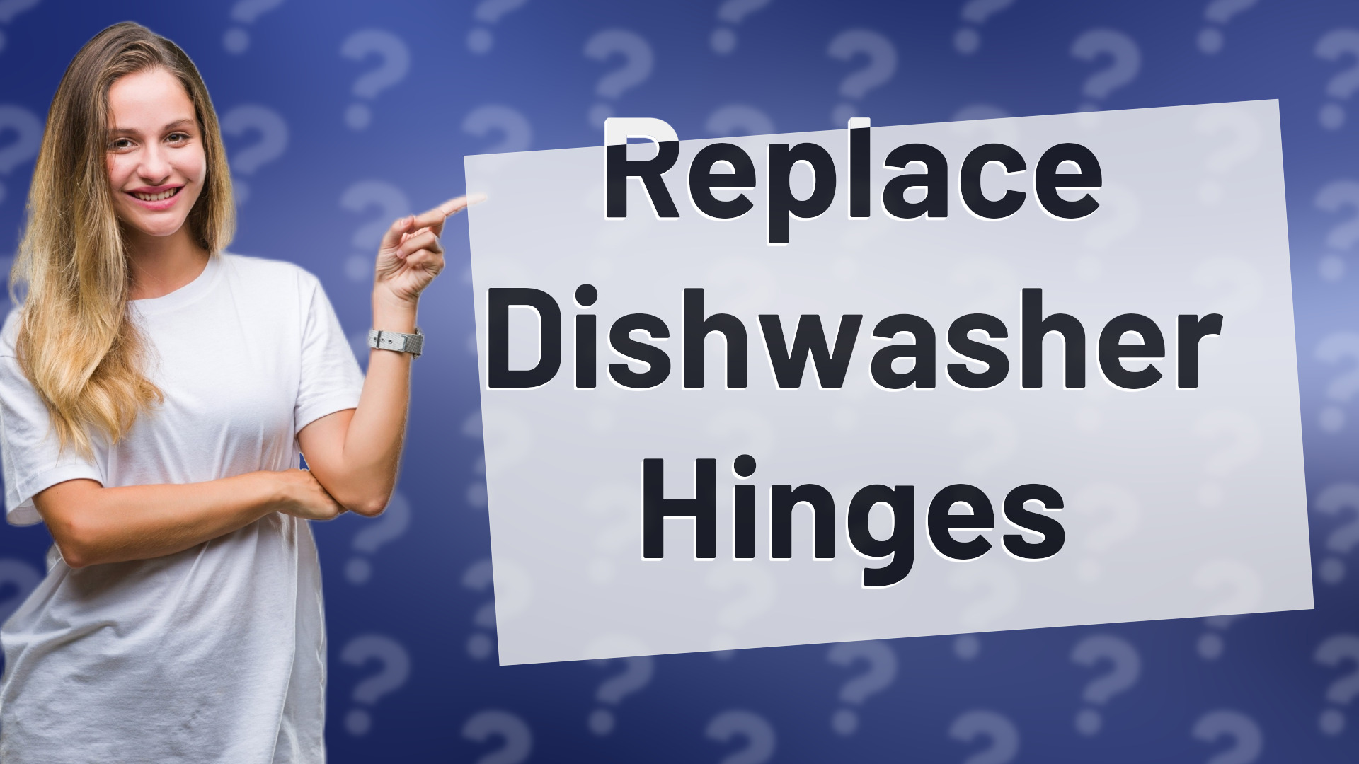 Replace Dishwasher Hinges