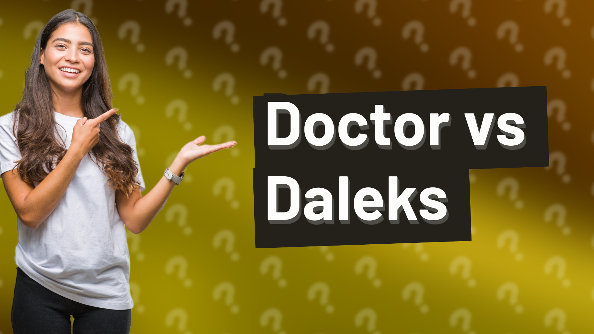 Doctor vs Daleks