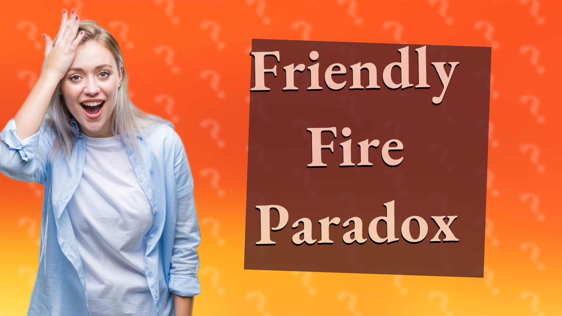 Friendly Fire Paradox