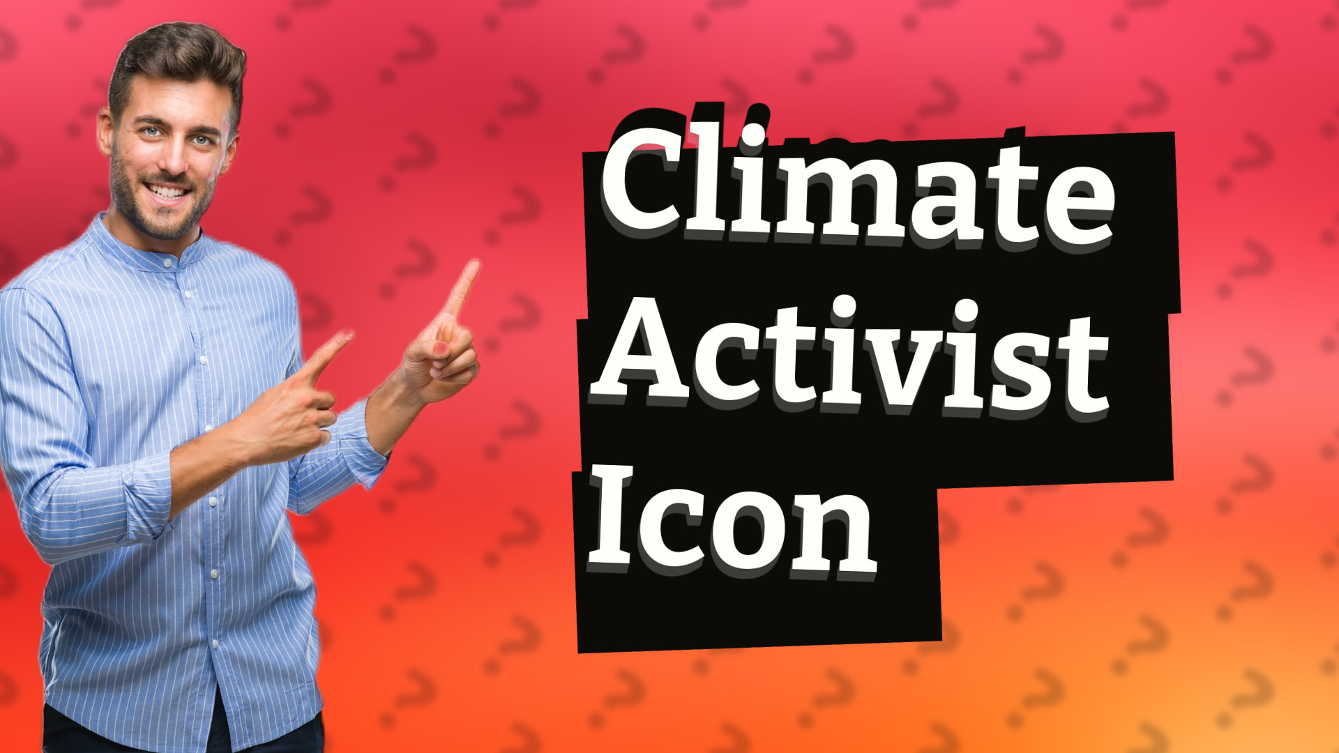 Climate Activist Icon