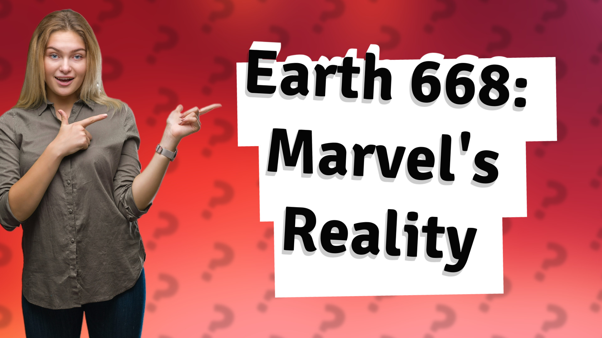 Earth 668: Marvel's Reality