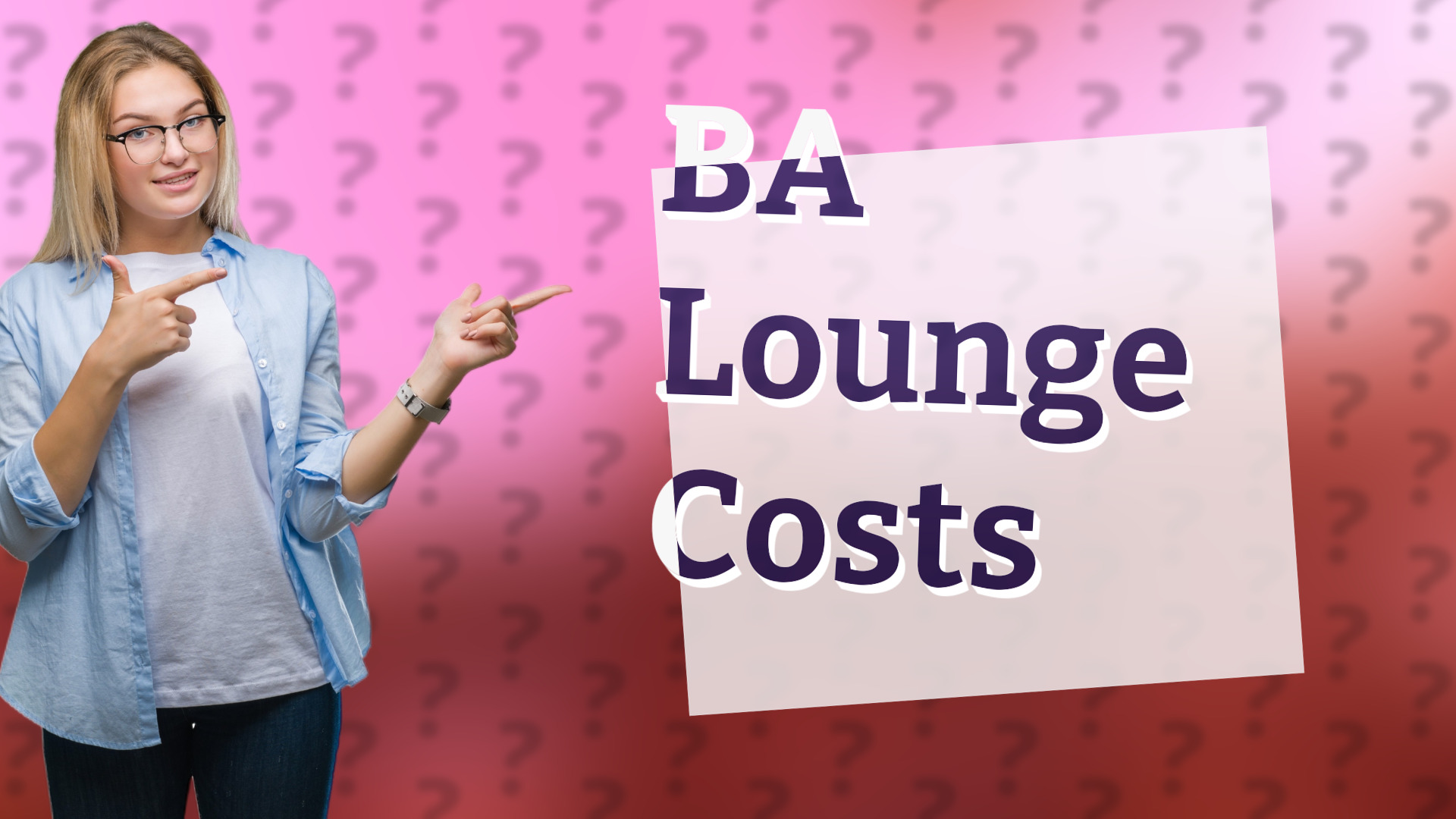 BA Lounge Costs