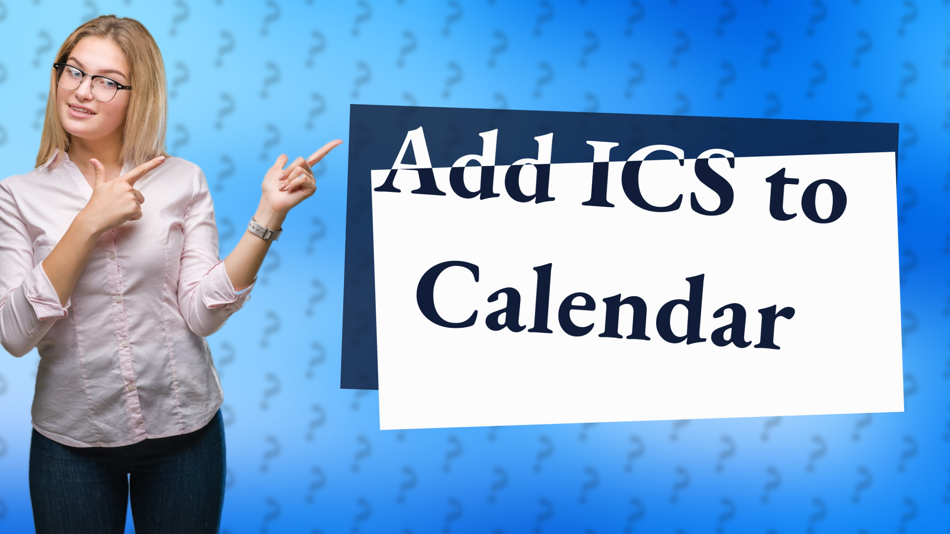 Add ICS to Calendar