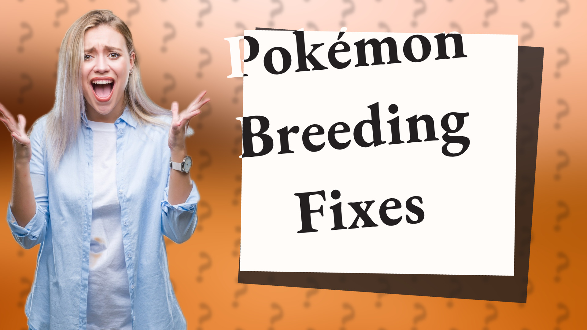 Pokémon Breeding Fixes