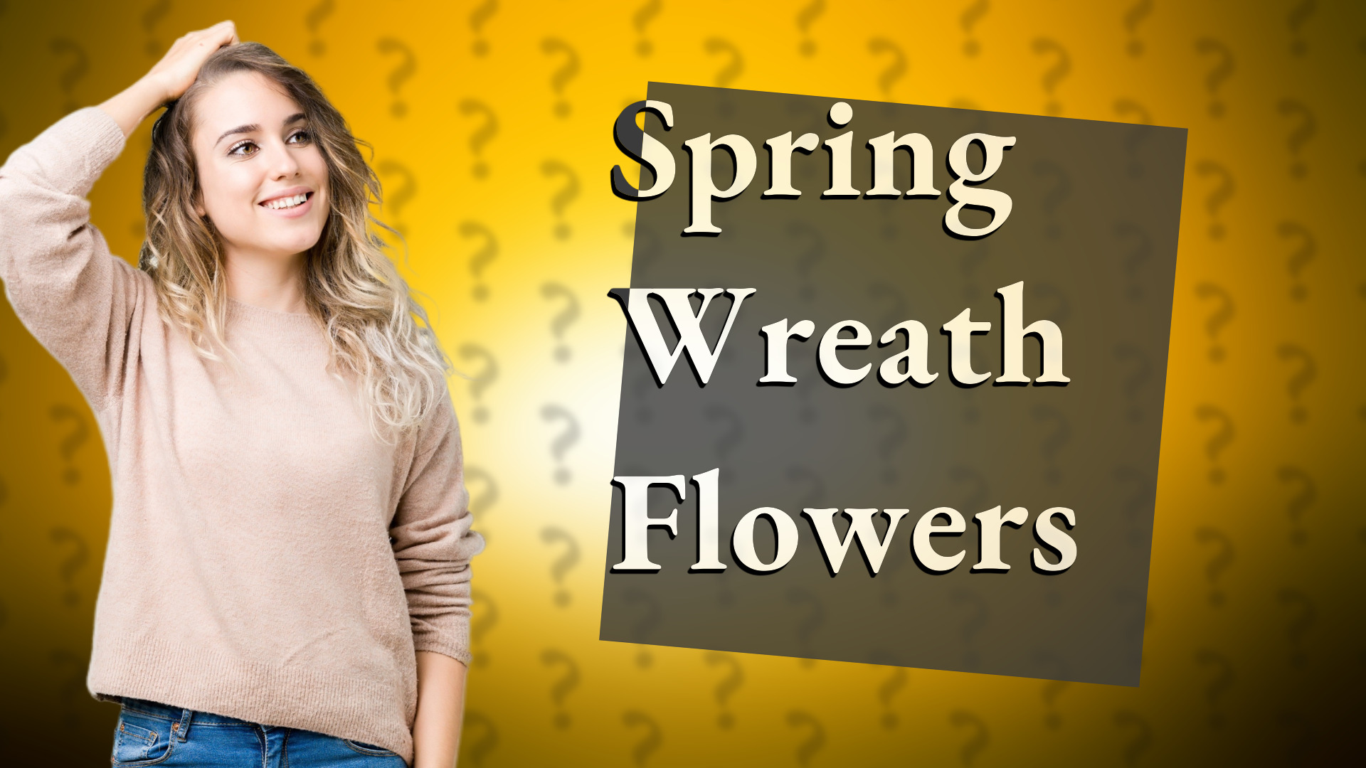 Spring Wreath Flowers