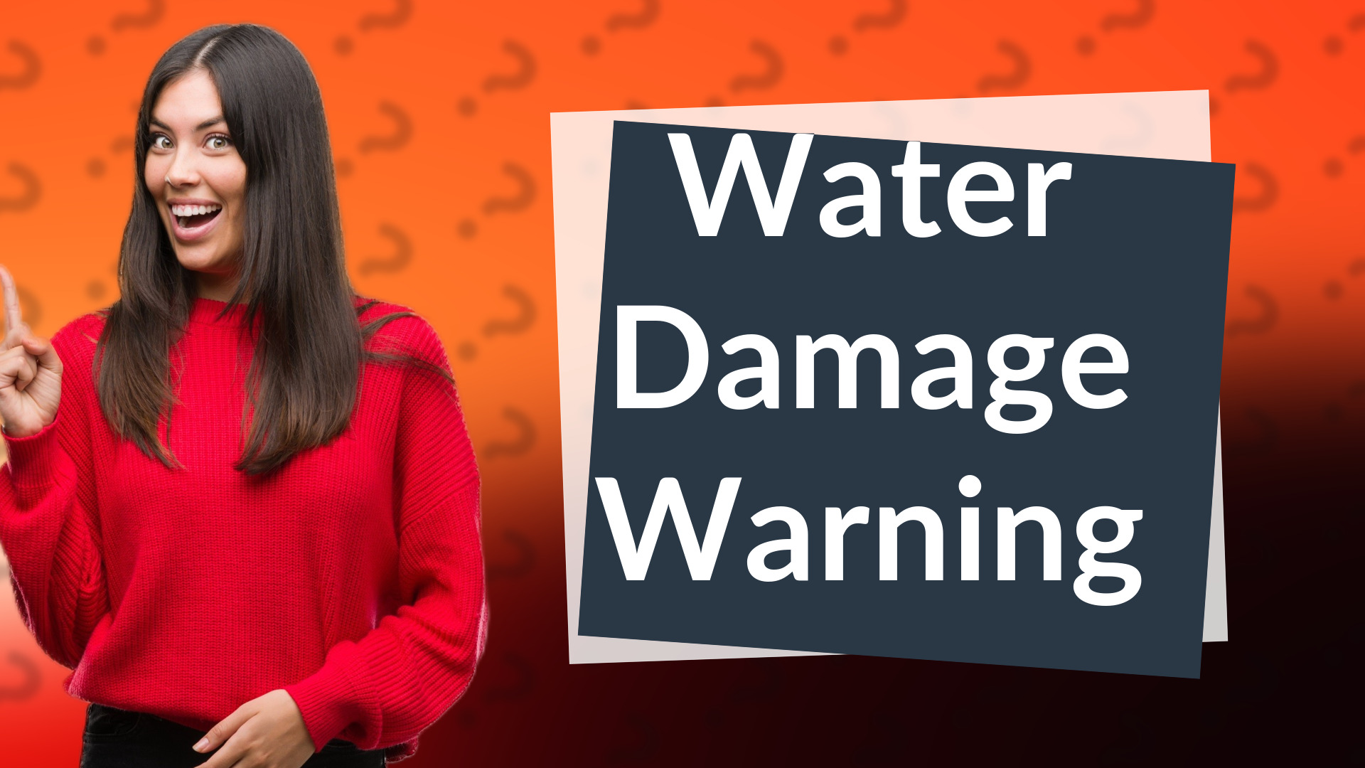 Water Damage Warning