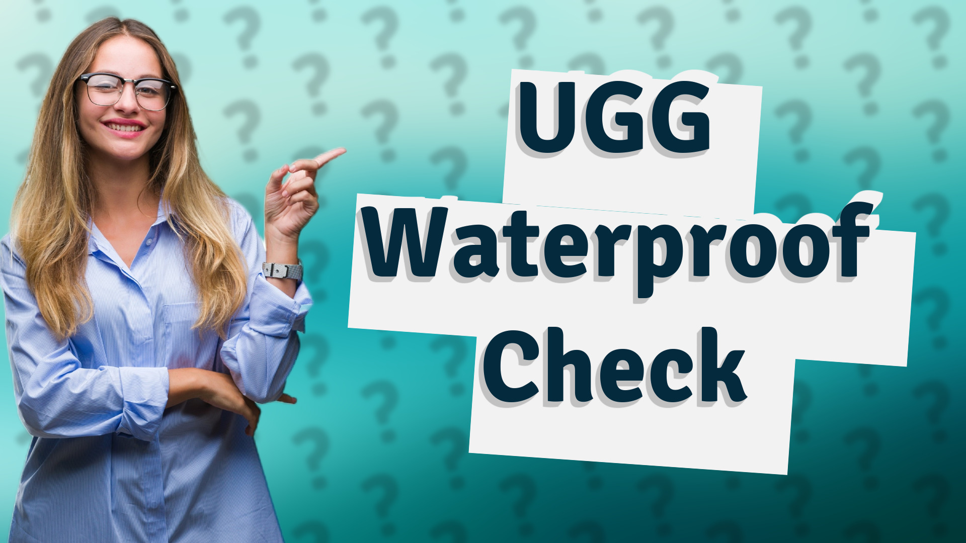 UGG Waterproof Check