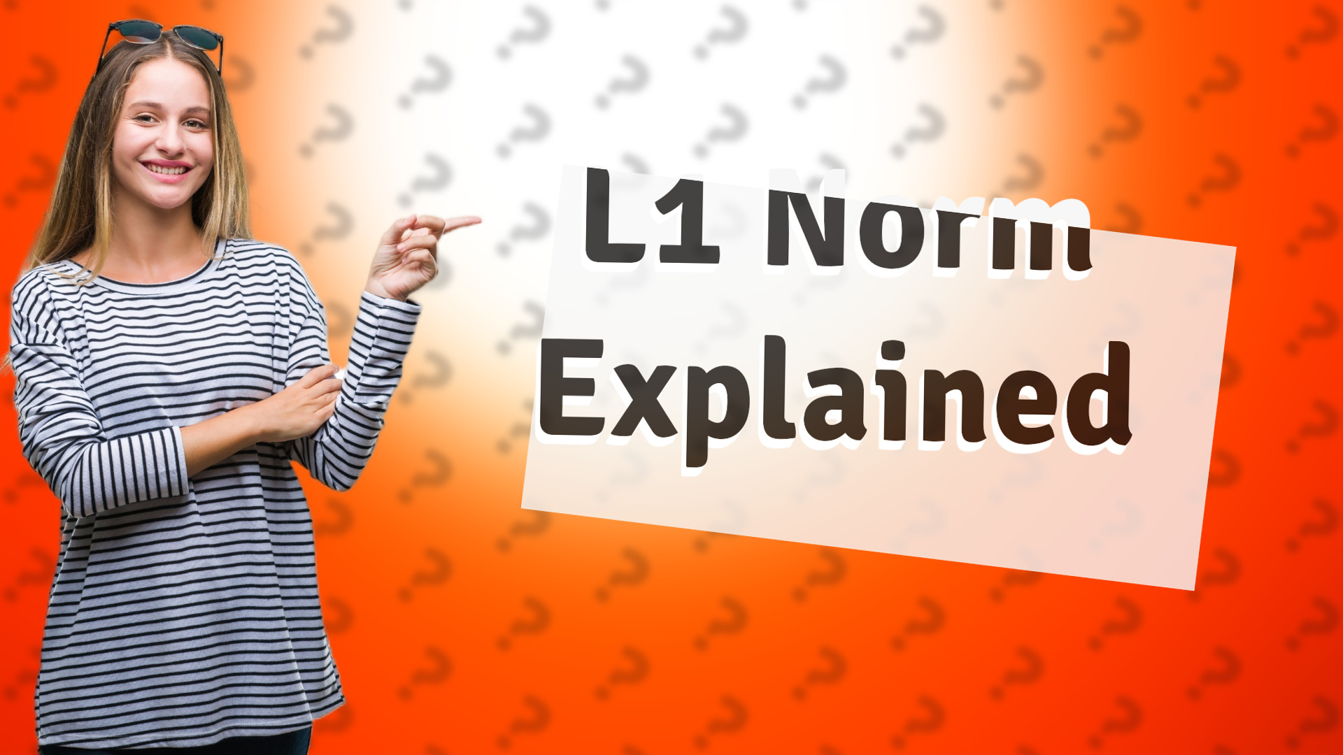 L1 Norm Explained
