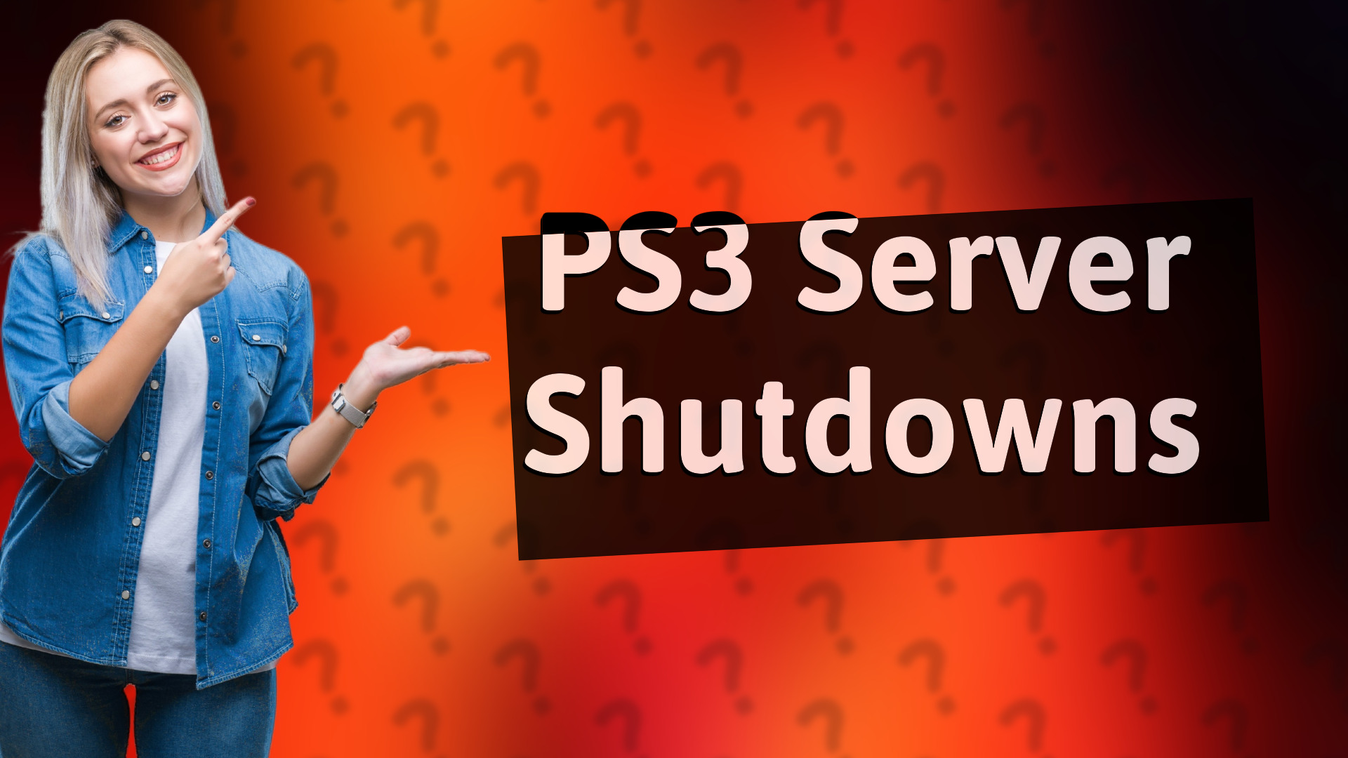 PS3 Server Shutdowns