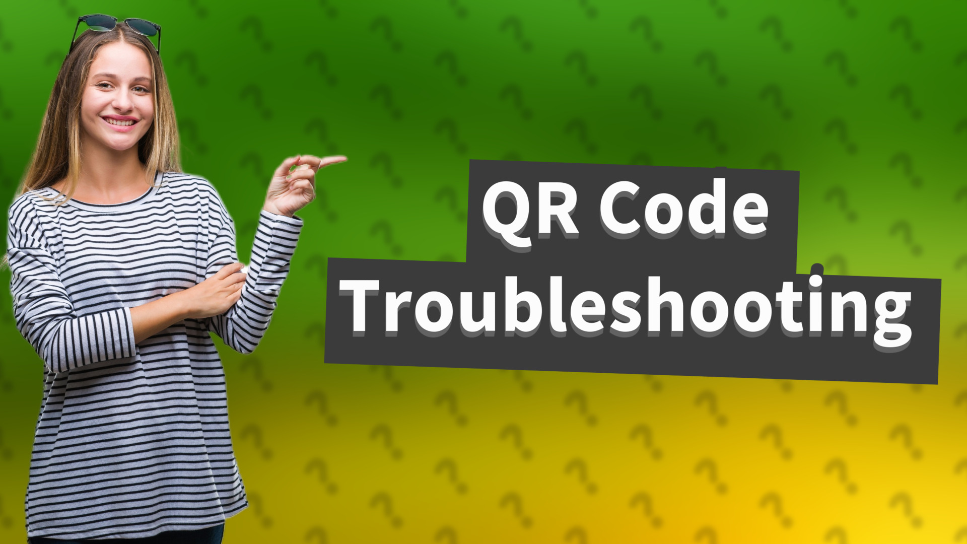 QR Code Troubleshooting