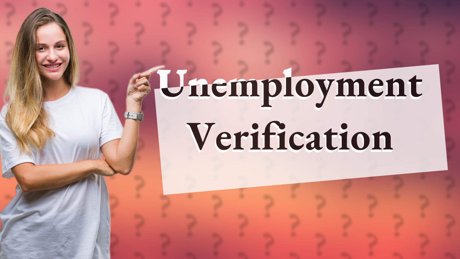 Unemployment Verification