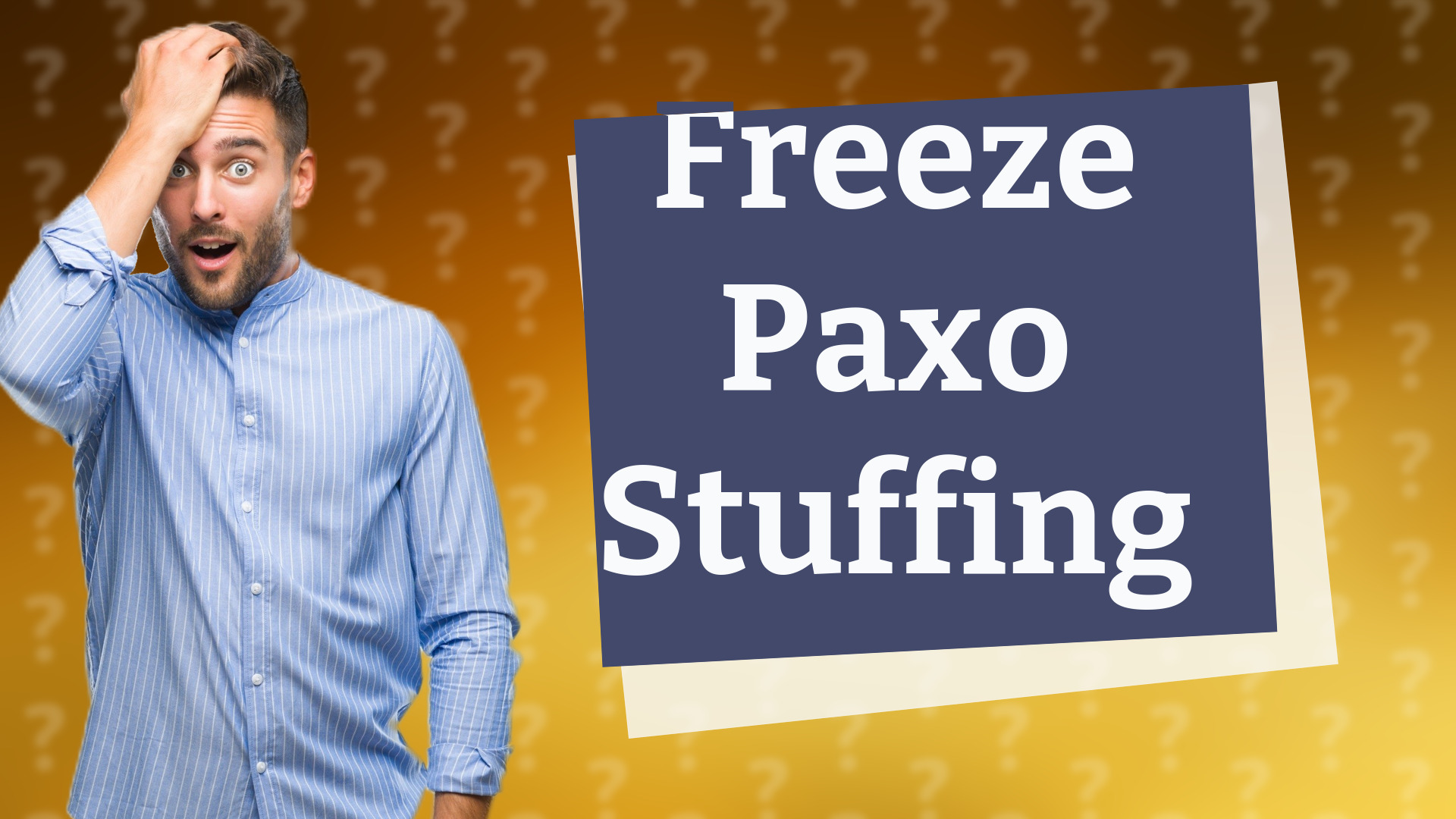 Freeze Paxo Stuffing