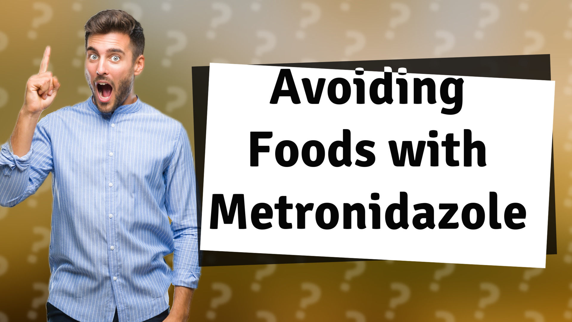 Avoiding Foods with Metronidazole