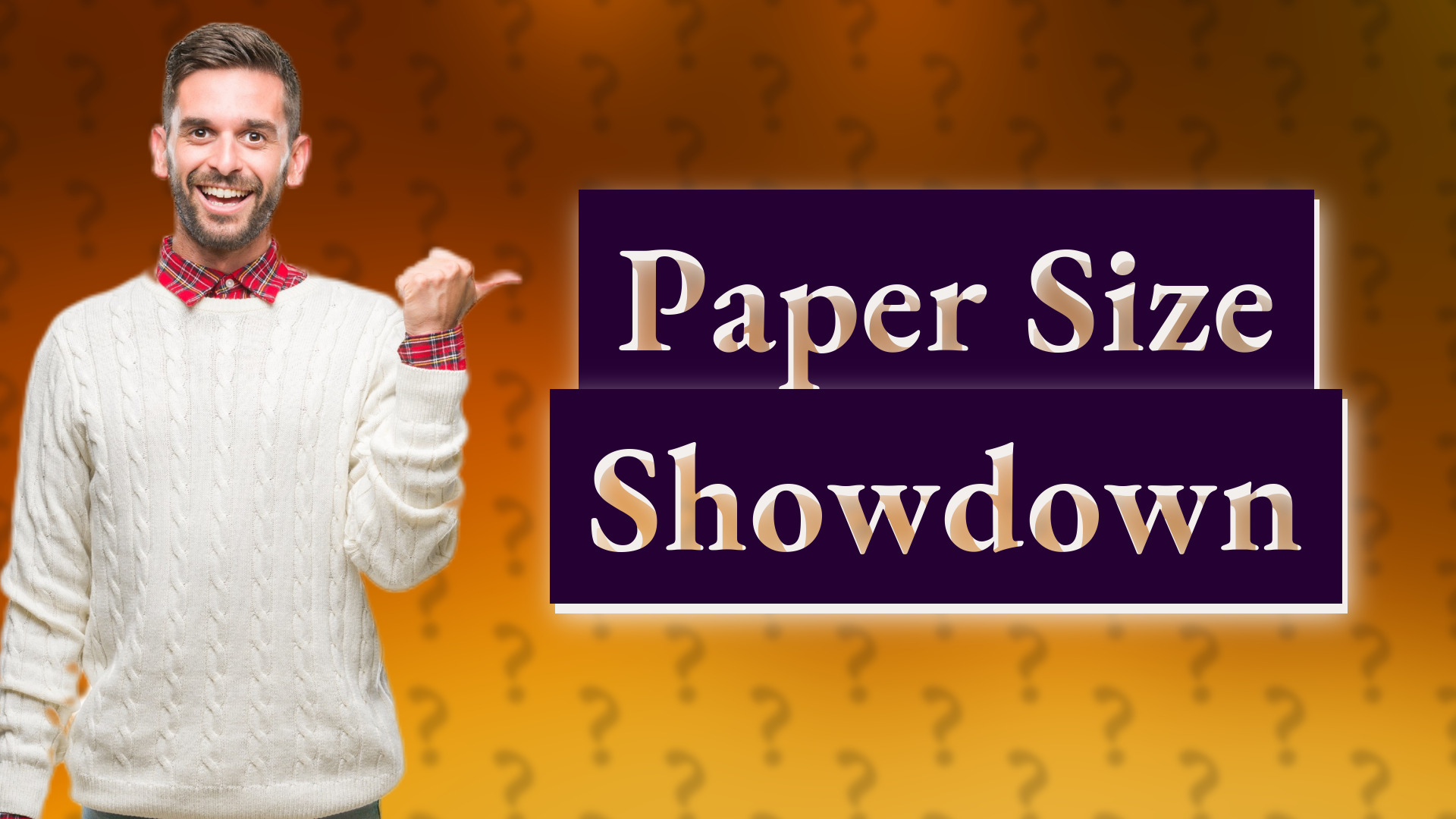 Paper Size Showdown