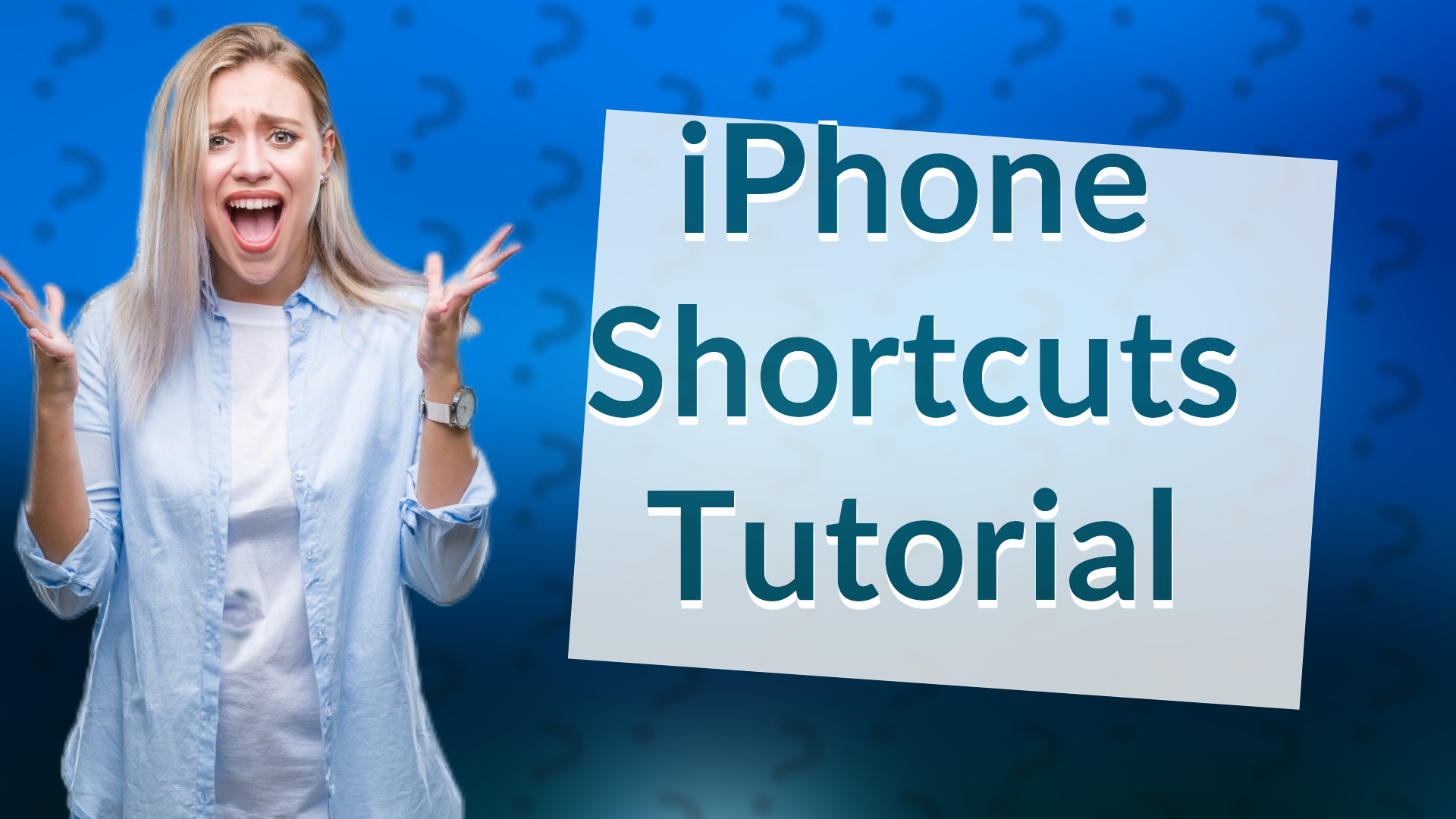 iPhone Shortcuts Tutorial